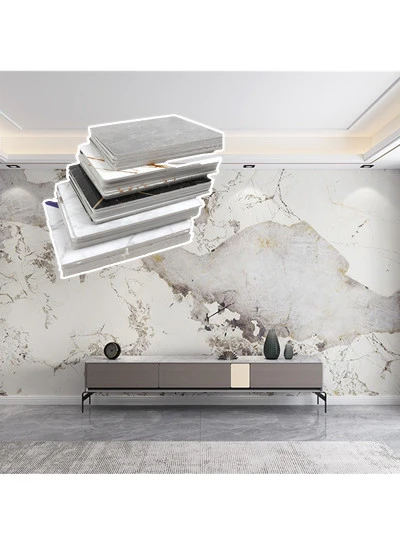 Tauler de paret PVC de marbre gris