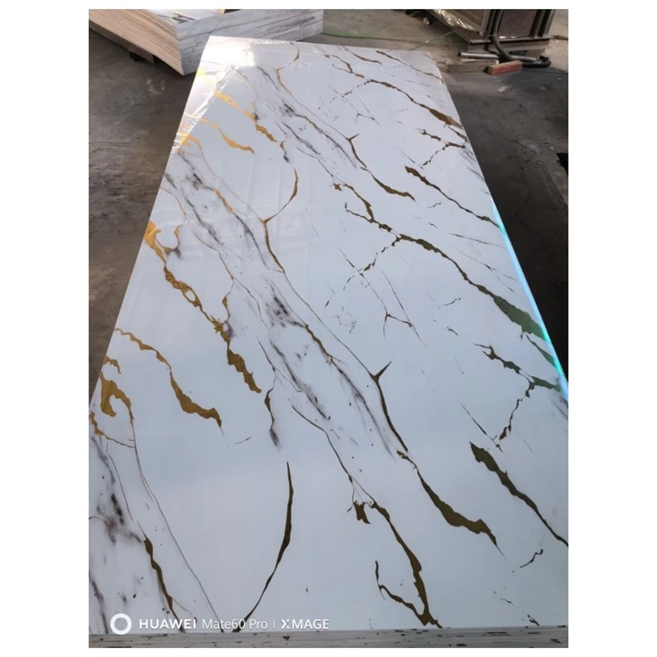 Panell de paret PVC Revestiment UV Mármol
